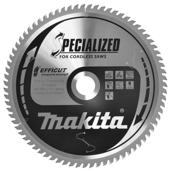 Makita E-12273 - Plastic - Wood - 16.5 cm - 9250 RPM - 1.5 mm - Makita - DLS111 DLS111ZU LF1000 LH1040F LS1018L LS1018LN LS1019L