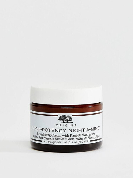 Origins High-Potency Night-a-Mins Resurfacing Cream with Fruit-Derived AHAs 50ml