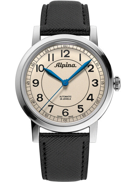 Alpina AL-520BG3SH6 Mens Watch Heritage Startimer Pilot Automatic 38mm 3ATM