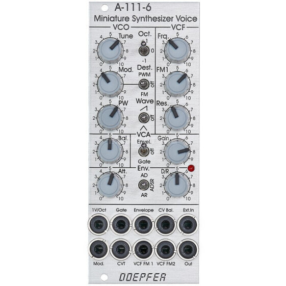 Doepfer A-111-6 Mini Synthesizer Standard (Silver)