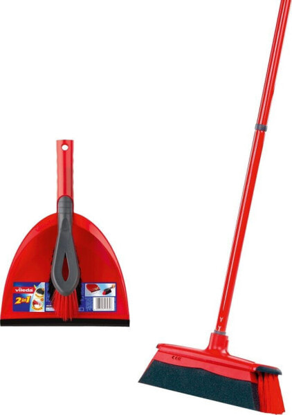 Vileda Vile DuActiva brooms with 2in1 sweeping set