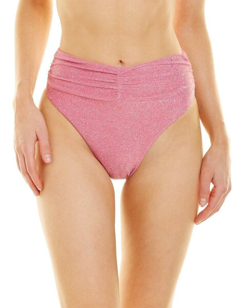 Sonya High Waist Ruched Brief Women's Pink 14