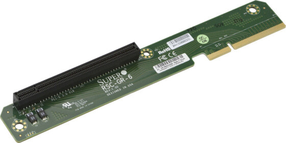 Supermicro RSC-GR-6 - PCIe - PCIe 3.0 - Black - Green - Server - CE - FCC