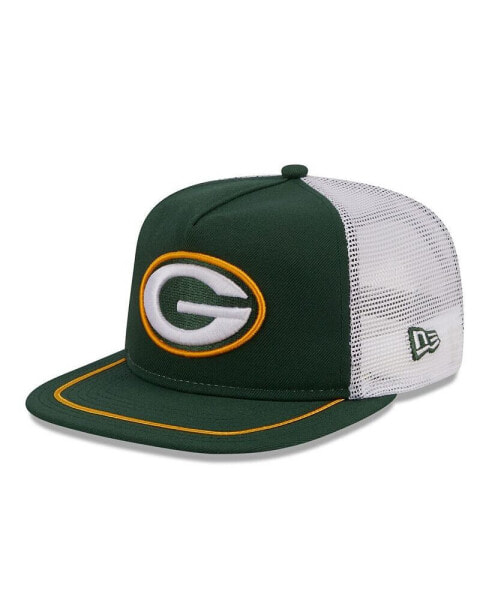Men's Green, White Green Bay Packers Original Classic Golfer Adjustable Hat
