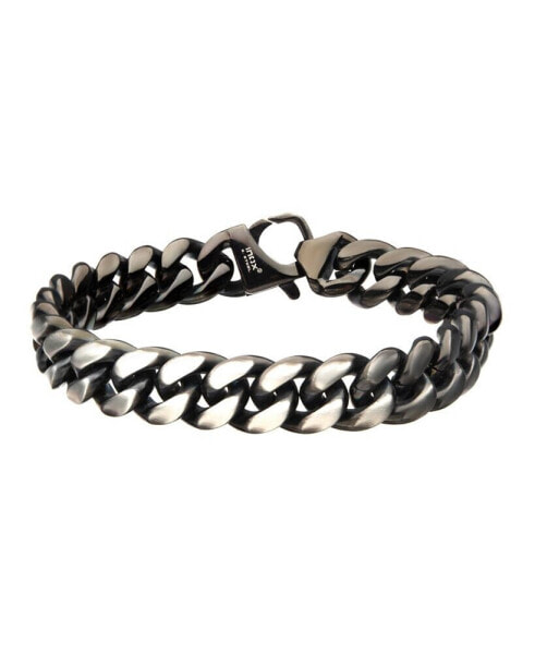 Браслет INOX Men's Steel Curb Chain, Matte.