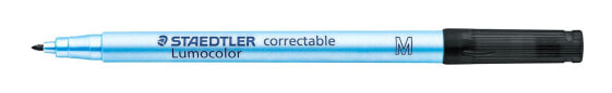 STAEDTLER Lumocolor Correctable - 1 pc(s) - Black - Fine tip - Silver - 1 mm - Medium