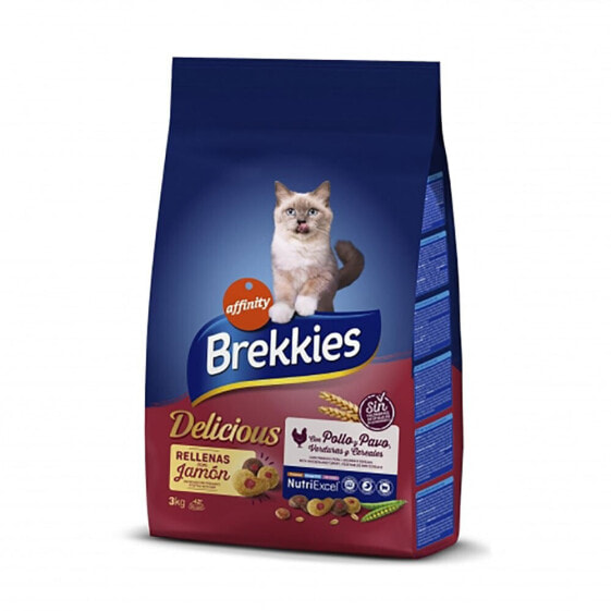 AFFINITY Brekkies Excel Feline Adult Delicious Poultry 3kg Dog Food