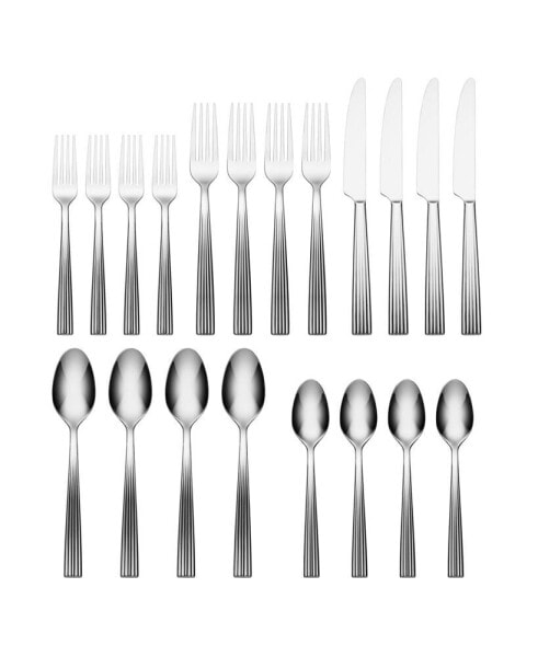 Kennedy 20 Piece Everyday Flatware Set, Service for 4