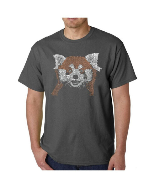 Men's Word Art - Panda T-Shirt