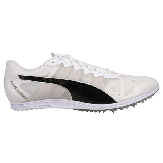 Puma Evospeed MidDistance Running Mens White Sneakers Athletic Shoes 194662-01