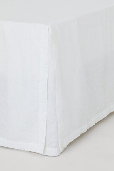 Linen-blend Bedskirt