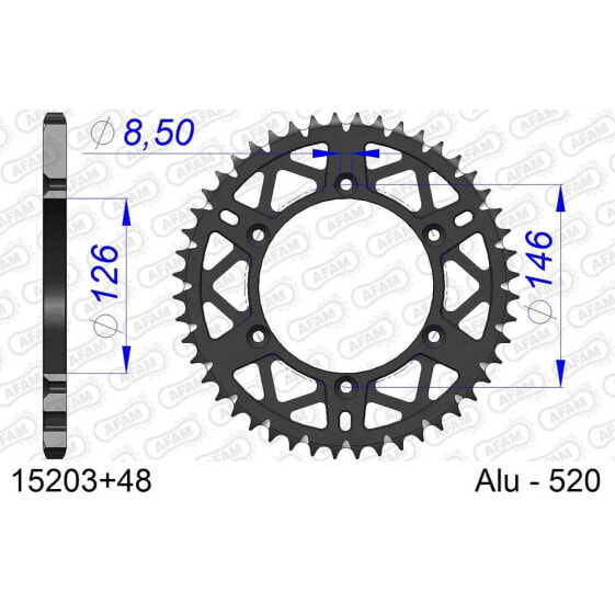 AFAM 15203 rear sprocket