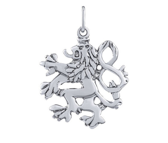 Silver pendant Czech lion SILVEGOB11872P