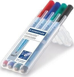 Staedtler STAEDTLER Folienstift Lumocolor correct F 4ST