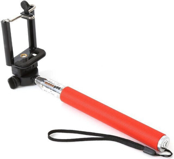 Селфи палка для спорта Omega Kijek Do Selfie Platinet Sport Telescopic Pole Stick Czerwony (OMMPKR)