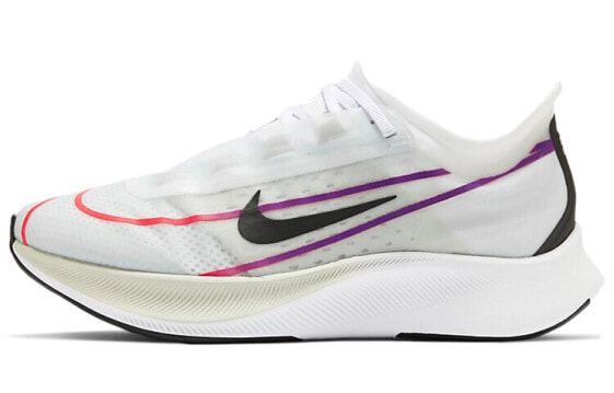 Кроссовки Nike Zoom Fly 3 женские бело-радужные