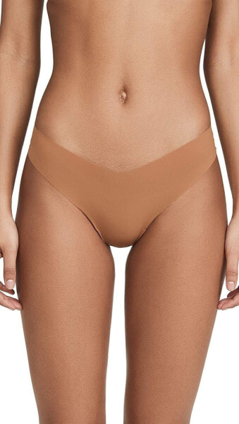 Commando 238130 Womens Classic Thong Underwear Caramel Size Medium/Large