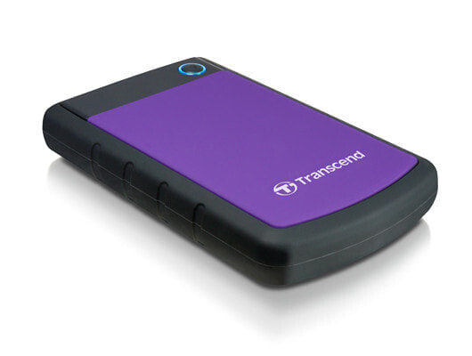 Transcend StoreJet 25H3 2TB Purple - 2000 GB - 2.5" - 3.2 Gen 1 (3.1 Gen 1) - 5400 RPM - Black - Purple