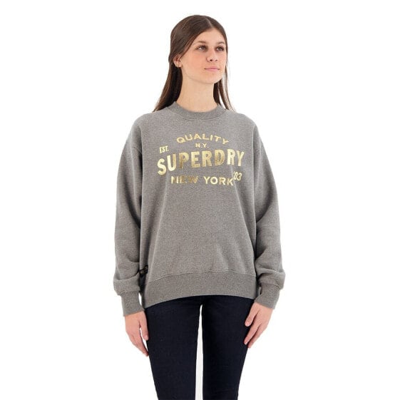 Толстовка Superdry с логотипом Luxe Metallic