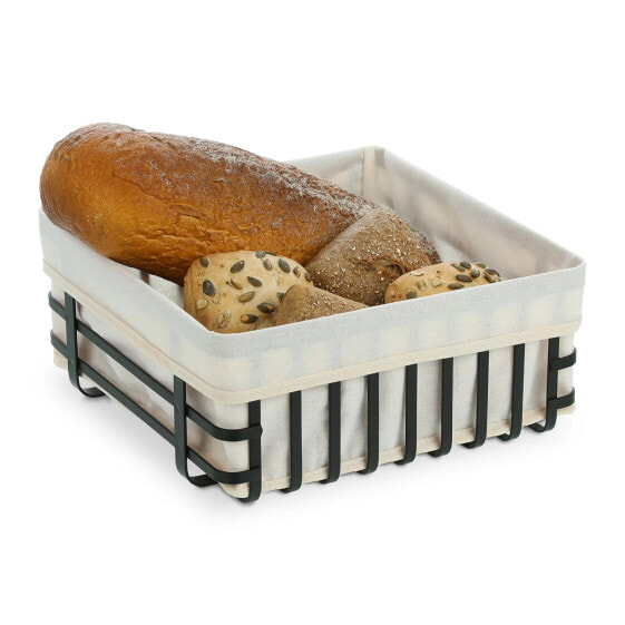 Хлебница с тканевым вкладышем Relaxdays Brotkorb mit Stoffeinsatz