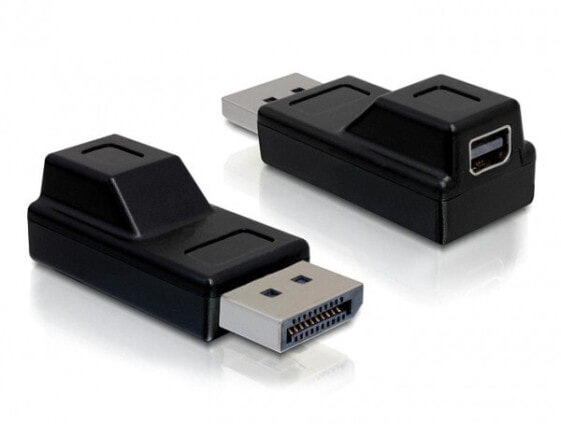 Delock 65237 - DisplayPort M - mini DisplayPort F - Male/Female - Black