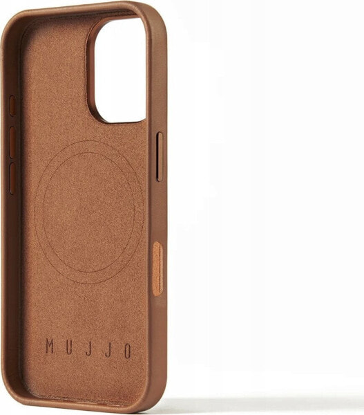 Troubadour Goods Limited Mujjo Full Leather Case - etui skórzane do iPhone 16 kompatybilne z MagSafe (tan)