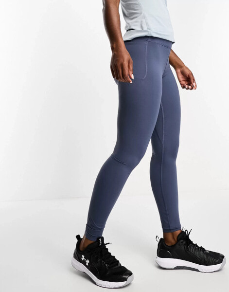 Under Armour – Meridian – Leggings in Grau mit extrem hohem Bund