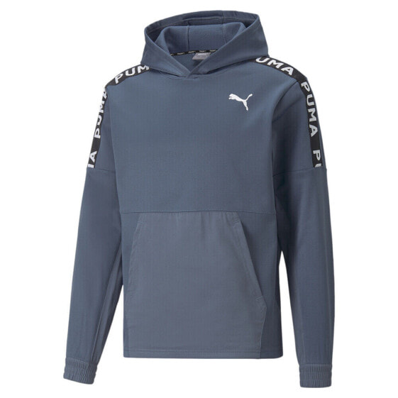 Худи PUMA Fit PWRFleece Training серый для мужчин