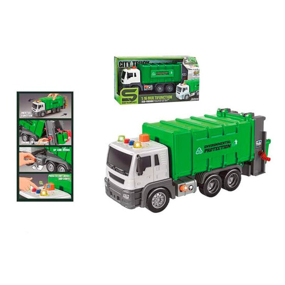 JUGATOYS Junk Truck Scale 1:16 With Lights And Sounds 12x10x26.5 cm