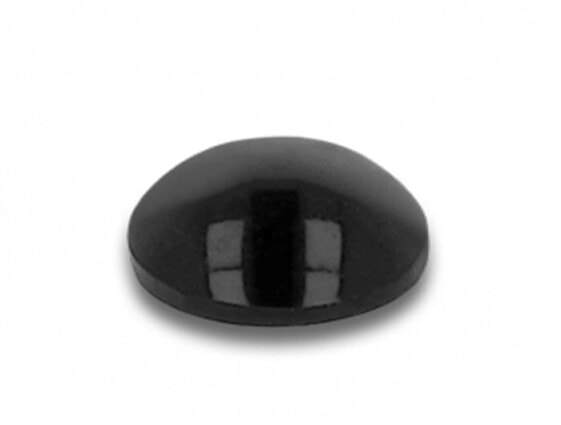 Delock 18307 - Black - Thermoplastic elastomer (TPE) - Round - 6 mm - 2 mm - 80 pc(s)