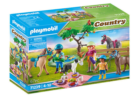 Игровой набор Playmobil Picnic Trip with Horses 71239 Country (Пикник с лошадьми)