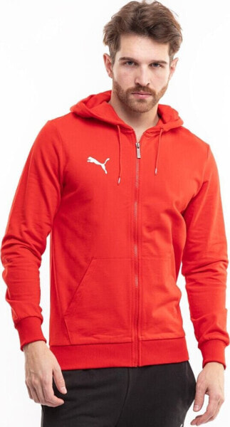 Puma Bluza męska Puma Team Goal Casuals Hooded czerwona 658595 01 M