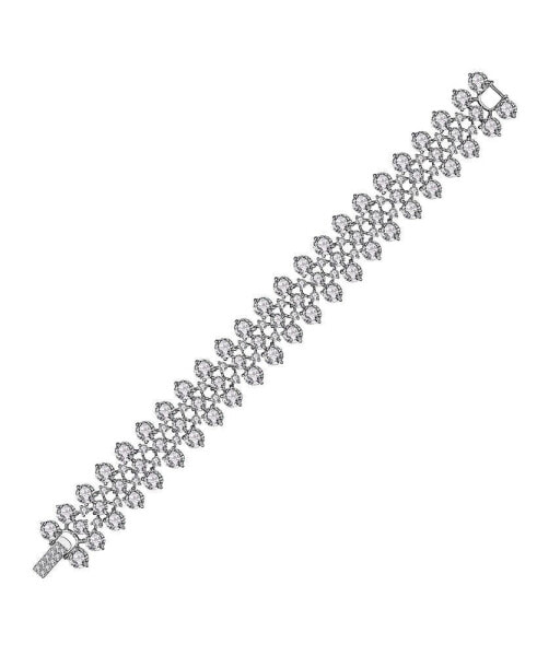 Браслет Genevive CZ Modern Tennis Bracelet.