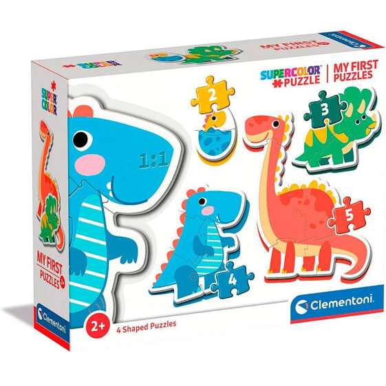 CLEMENTONI My First Progressive Puzzle Dinosaurs