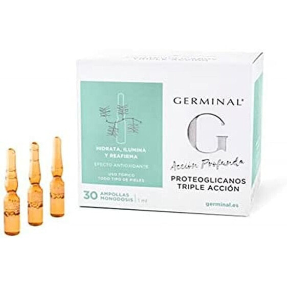 Антивозрастная процедура для лица и шеи Germinal Acción Profunda Proteoglicanos 30 x 1 ml