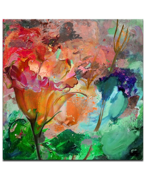 'Painted Petals LXI' Canvas Wall Decor