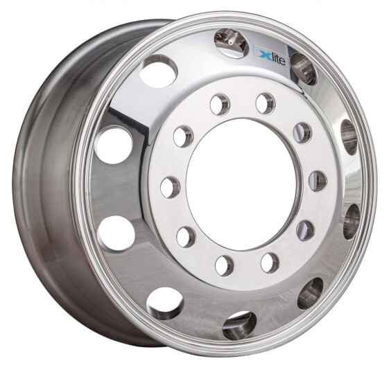 Колесный диск для грузовых автомобилей литой Xlite CVAA274 silver machined 6.75x17.5 ET121 - LK10/225 ML176