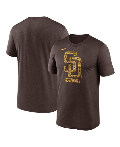 Men's Brown San Diego Padres 2024 MLB World Tour Seoul Series Legend Performance T-Shirt