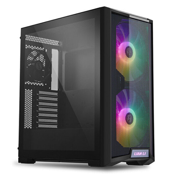 Lian Li Lancool-215 - Midi Tower - PC - SGCC - Tempered glass - Black - Transparent - ATX,EATX,ITX,Mini-ATX - Gaming