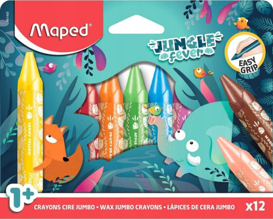 Maped *****Kredki świecowe Jumbo Jungle 12/pud 861400