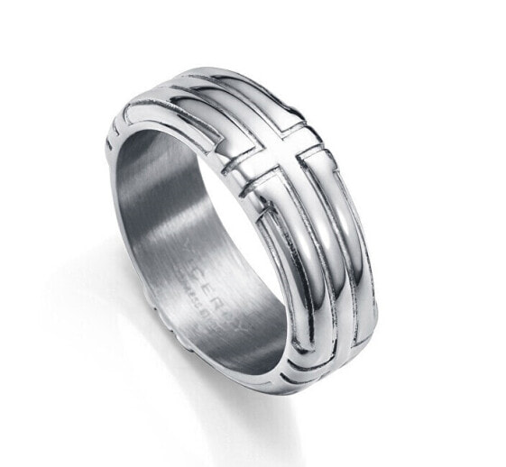 Timeless steel men´s ring Beat 14113A02
