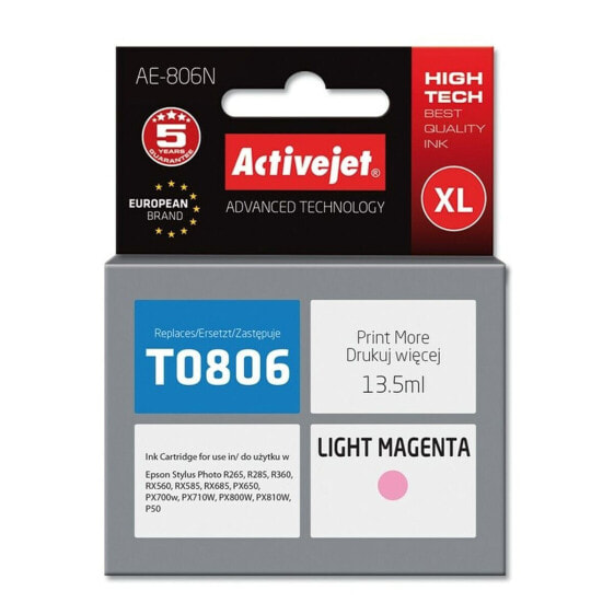 Original Ink Cartridge Activejet AE-806N Light Magenta