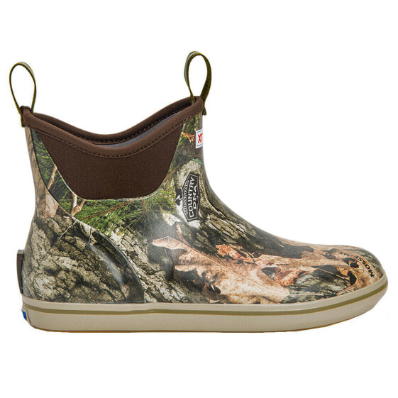 Xtratuf Camo 6 Inch Ankle Deck Mens Brown, Green Casual Boots XMAB-MDNA