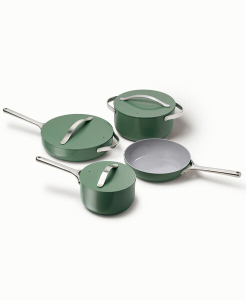 Комплект посуды Caraway с керамическим антипригарным покрытием, 7 предметов