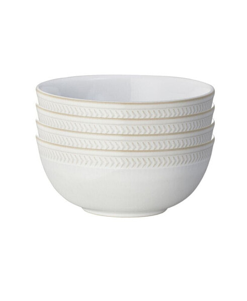 Canvas Textured Cereal Bowls, Set of 4