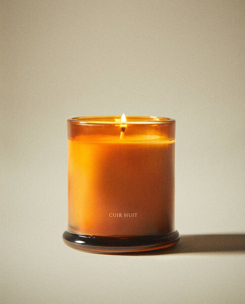 (350 g) cuir nuit scented candle