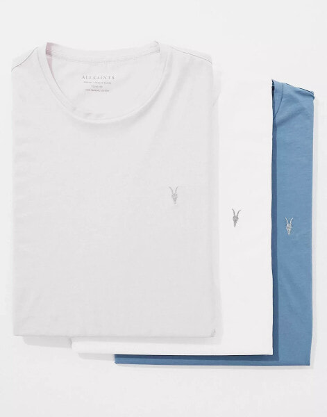 AllSaints Tonic crew t-shirt 3-pack in multi