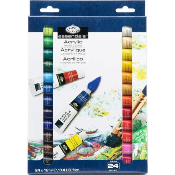 Royal & Langnickel - Essentials 12ml Acrylic Paint Set ACR24 , 24 Colors