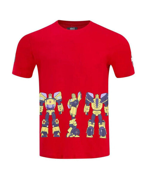 Men's and Women's Red Bumblebee T-Shirt