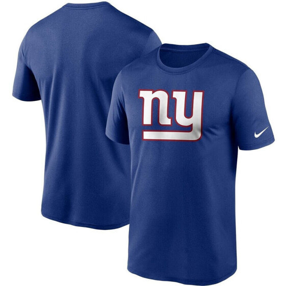 Men's Royal New York Giants Logo Essential Legend Performance T-Shirt